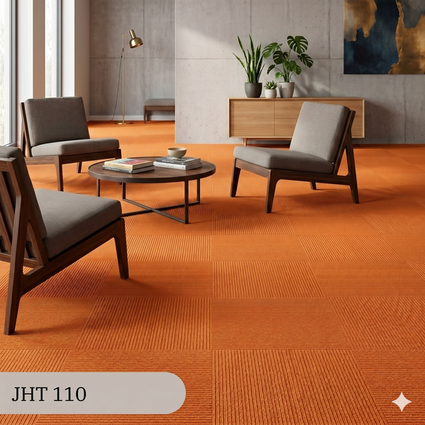  Thảm Gạch Màu Cam JHT 110 