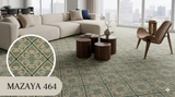  Thảm sàn giá rẻ màu xanh lá Mazaya 464 