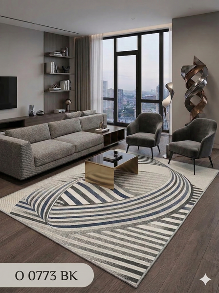  Thảm trang trí sofa TIANQING 0773 BK 