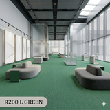  Thảm sự kiện sọc xanh lá R200 