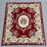  Thảm hoa văn cổ điển màu đỏ YL RB 10792 BU 