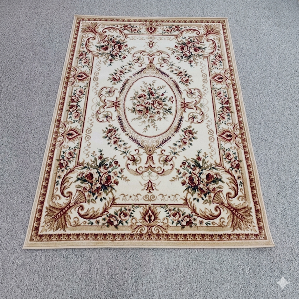  Thảm cổ điển màu kem YL RB 11473 IV 