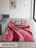  Thảm trang trí màu hồng S9306 Rose 