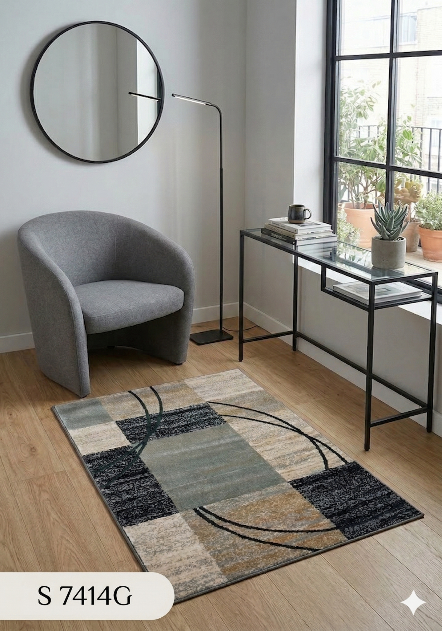  Thảm sofa phòng khách TF S 7414G 
