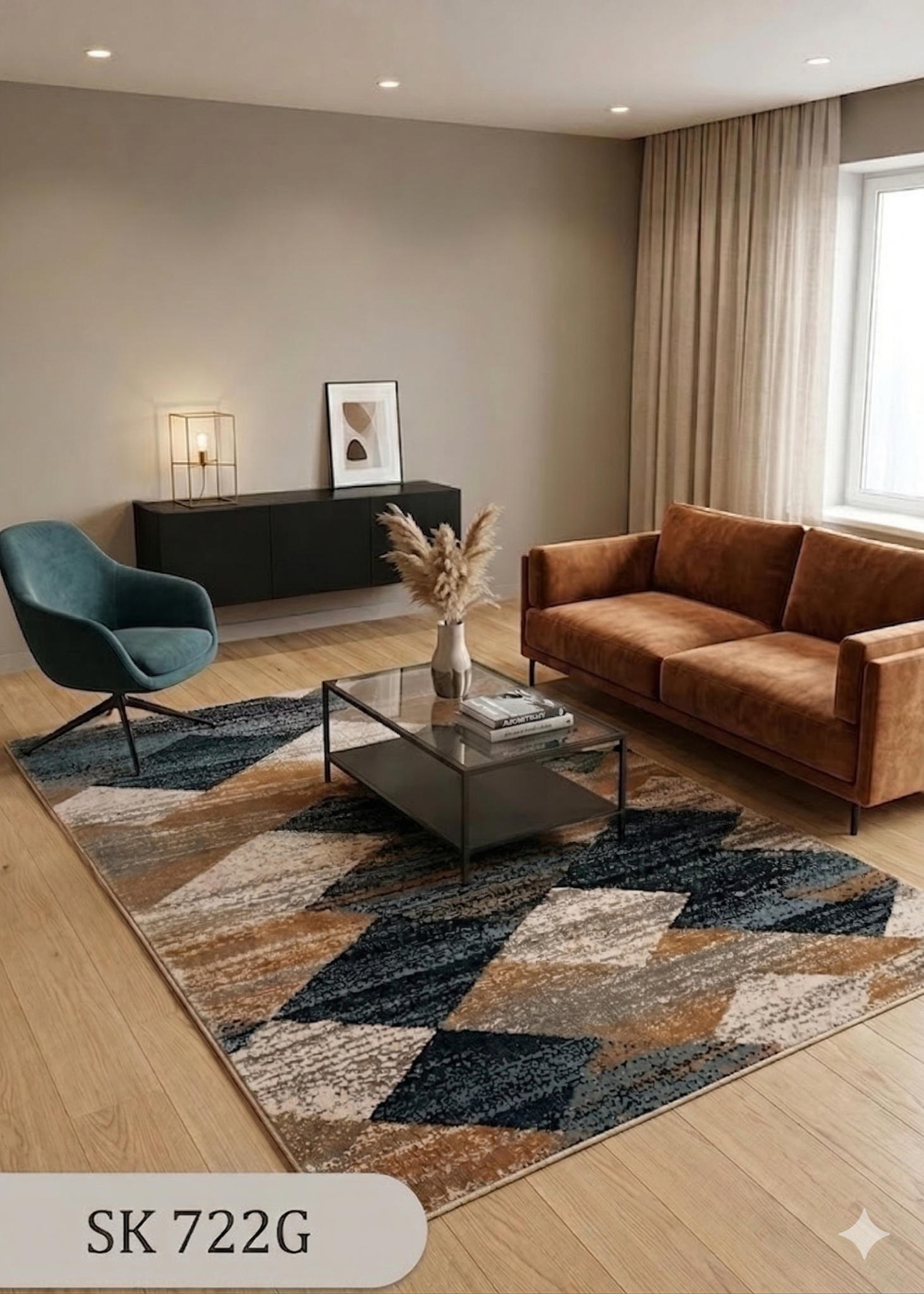  Thảm sofa phòng khách TF SK 722G 