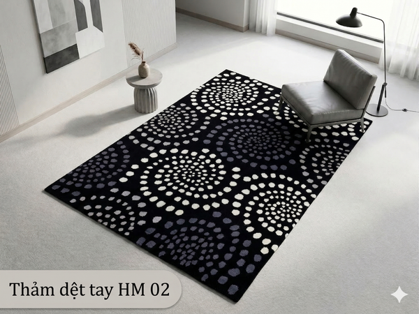  Thảm dệt tay HM 02 size 1.2x1.7m 