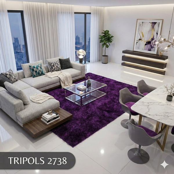  THẢM SALON UAE TRIPOLS 2738 màu Tím 