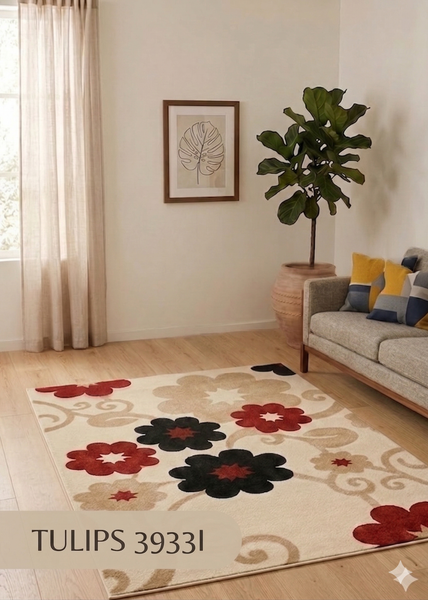  Thảm Salon Phòng Khách TULIPS 3933 I Size 1.6x2.3m 