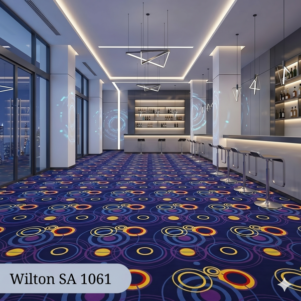  Thảm xanh dương Wilton SA 1061 