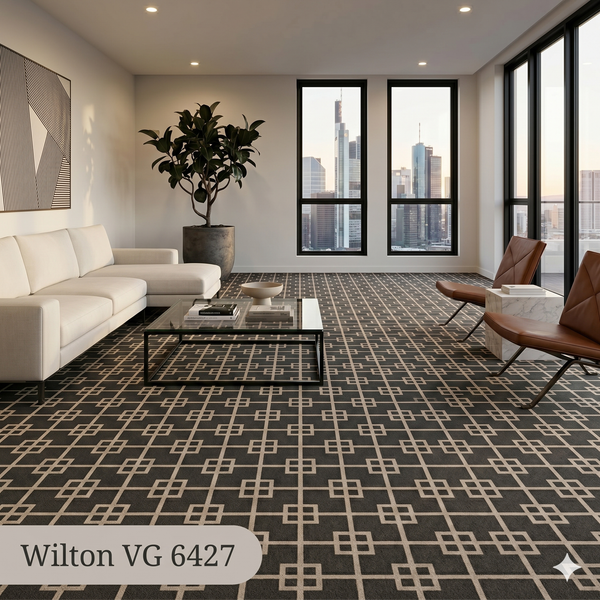  Thảm trải nhà hàng màu xám Wilton VG 6427 