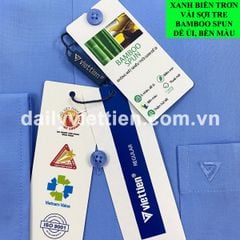 Áo sơ mi Xanh biển sợi tre Việt Tiến 610k