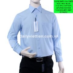 Áo sơ mi Xanh biển Việt Tiến