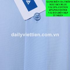 Áo sơ mi Xanh biển Việt Tiến