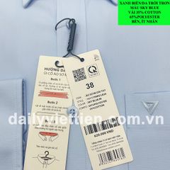 Áo sơ mi Xanh Biển Việt Tiến Dài 620K số 2023