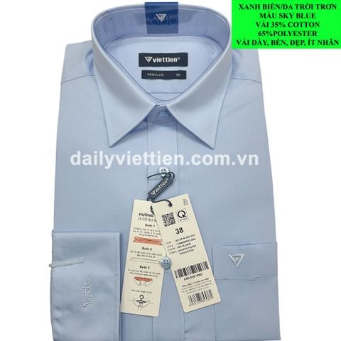 Áo sơ mi Xanh Biển Việt Tiến Dài 640K số 2006