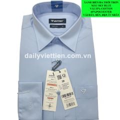 Áo sơ mi Xanh Biển Việt Tiến Dài 640K số 2006