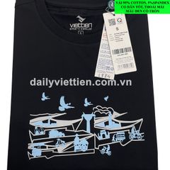 Áo thun Đen Việt Tiến số 1884