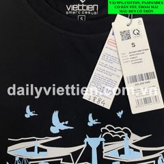 Áo thun Đen Việt Tiến số 1884