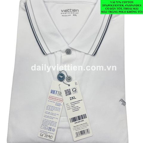 Áo thun Trắng Việt Tiến 840k số 2040
