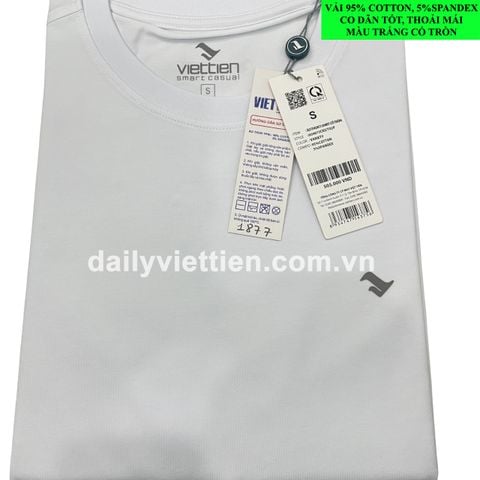 Áo thun Trắng Việt Tiến số 1877