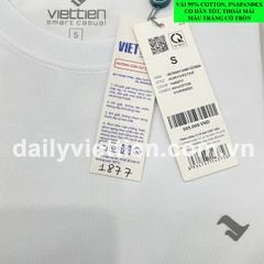 Áo thun Trắng Việt Tiến số 1877