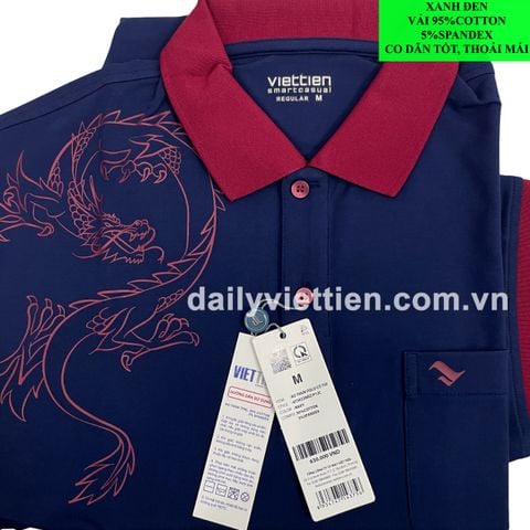 Áo thun Xanh Đen Việt Tiến số 1867
