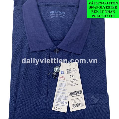 Áo thun Xanh Đen Việt Tiến số 1982