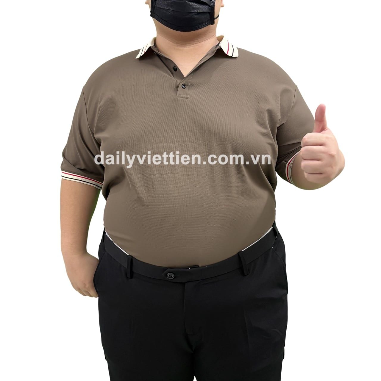 Áo polo big size nam