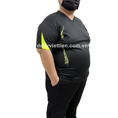 Áo thun big size nam màu xanh đen