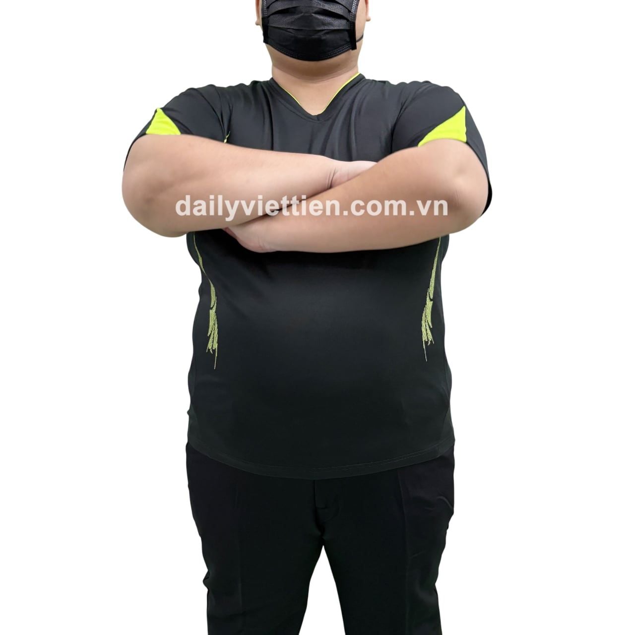 Áo thun big size nam màu xanh đen