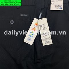 Quần Kaki Đen có ly Việt Tiến số 924