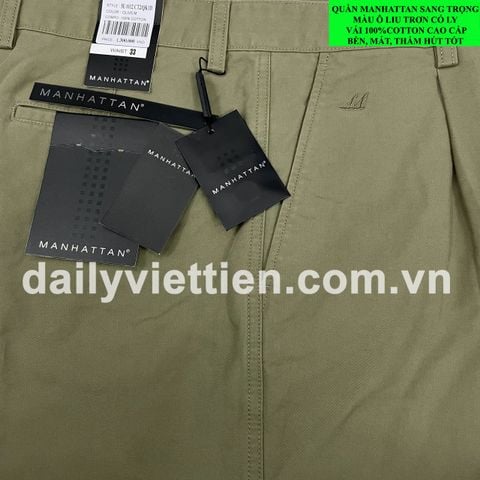 Quần Kaki ManHattan Việt Tiến Cao Cấp Có Ly số 950