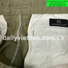 Quần Kaki ManHattan Việt Tiến Cao Cấp Có Ly số 950