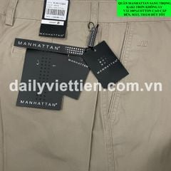 Quần Kaki ManHattan Việt Tiến Cao Cấp Không Ly số 951