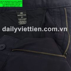 Quần Kaki ManHattan Việt Tiến Xanh Đen Cao Cấp Không Ly số 957