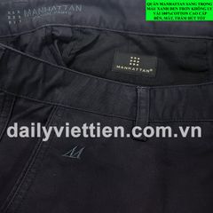 Quần Kaki ManHattan Việt Tiến Xanh Đen Cao Cấp Không Ly số 957