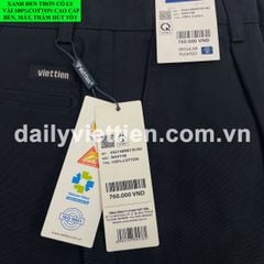 Quần Kaki Xanh Đen có ly Việt Tiến số 929