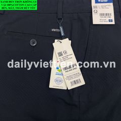 Quần Kaki Xanh Đen không ly Việt Tiến số 923