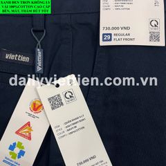 Quần Kaki Xanh Đen Việt Tiến không ly số 889