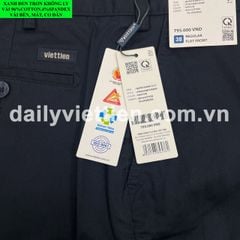 Quần Kaki Xanh Đen Việt Tiến Không ly số 942