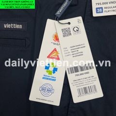 Quần Kaki Xanh Đen Việt Tiến Không ly số 942