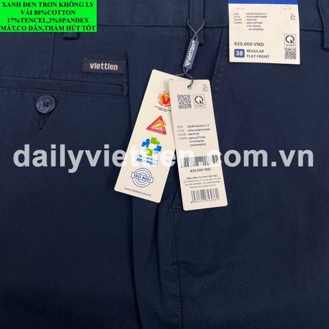 Quần Kaki Xanh Đen Việt Tiến Không ly số 943