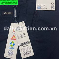 Quần Kaki Xanh Đen Việt Tiến không ly số 963
