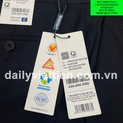 Quần tây Đen có ly Việt Tiến số 936