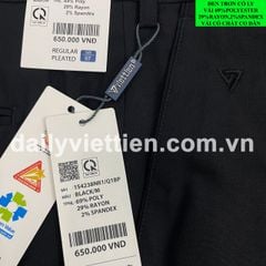 Quần tây Đen Việt Tiến có ly số 854