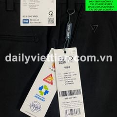 Quần tây Đen Việt Tiến không ly số 865
