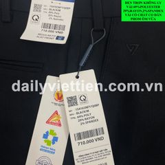 Quần tây Đen Việt Tiến không ly số 892