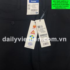 Quần tây Đen Việt Tiến không ly số 896
