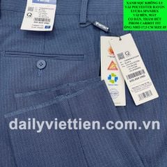 Quần tây Việt Tiến Carrot Fit ống nhỏ không ly số 958