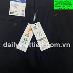 Quần tây Việt Tiến Đen Không Ly số 886 phom ôm